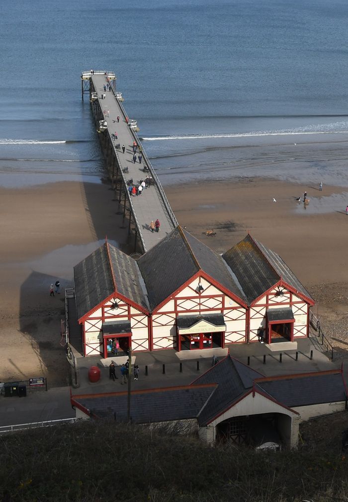 A view of Saltburn Pier
