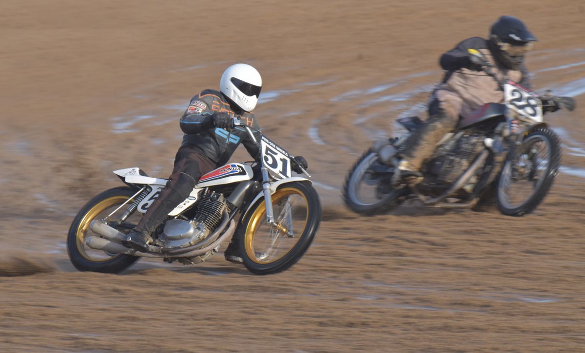 Sand Racers by Graham Harrison the sand racers on Mablethorpe beach