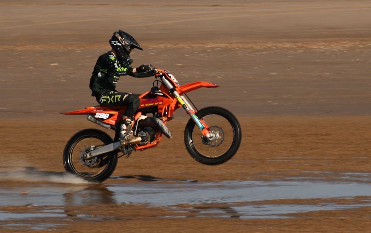 Sand racer by Graham Harrison a sand racer on the beach