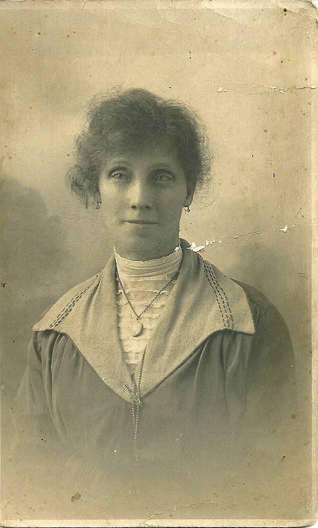 a portrait of a foster mother early 20th century