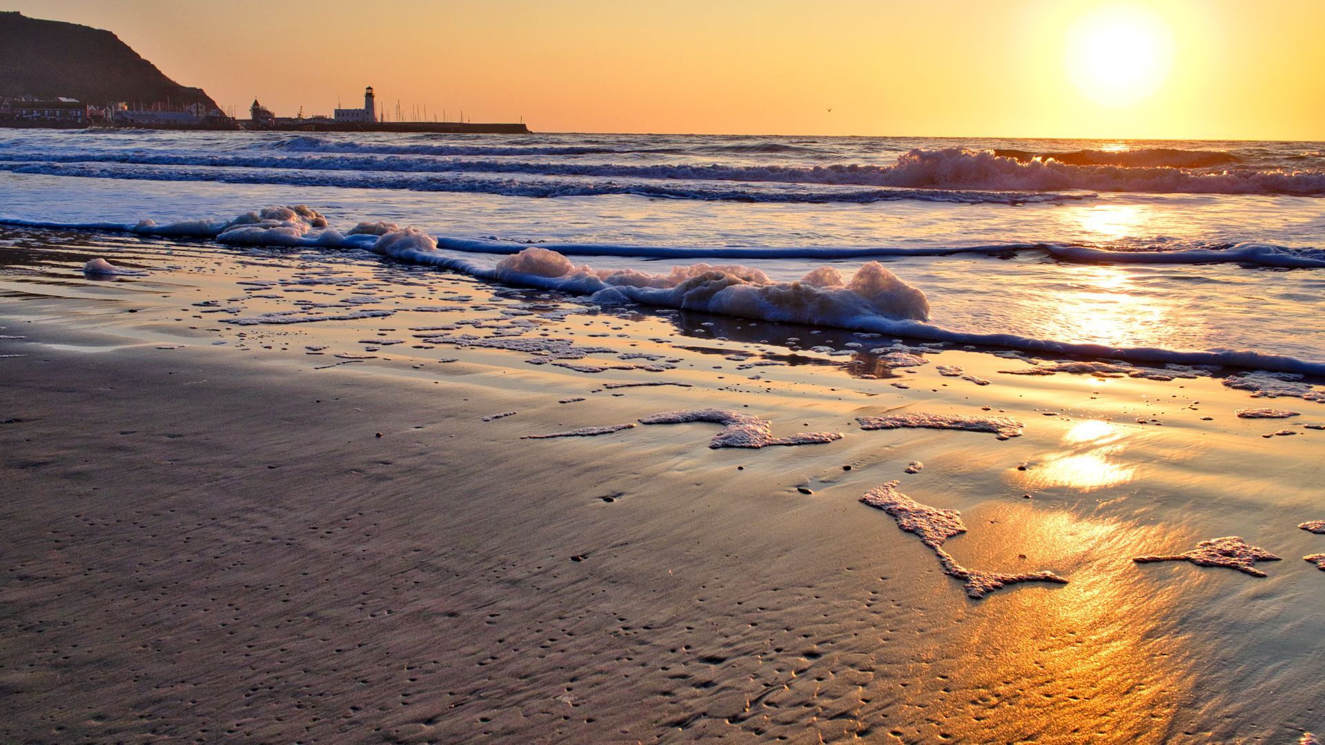 An open Bible in a church