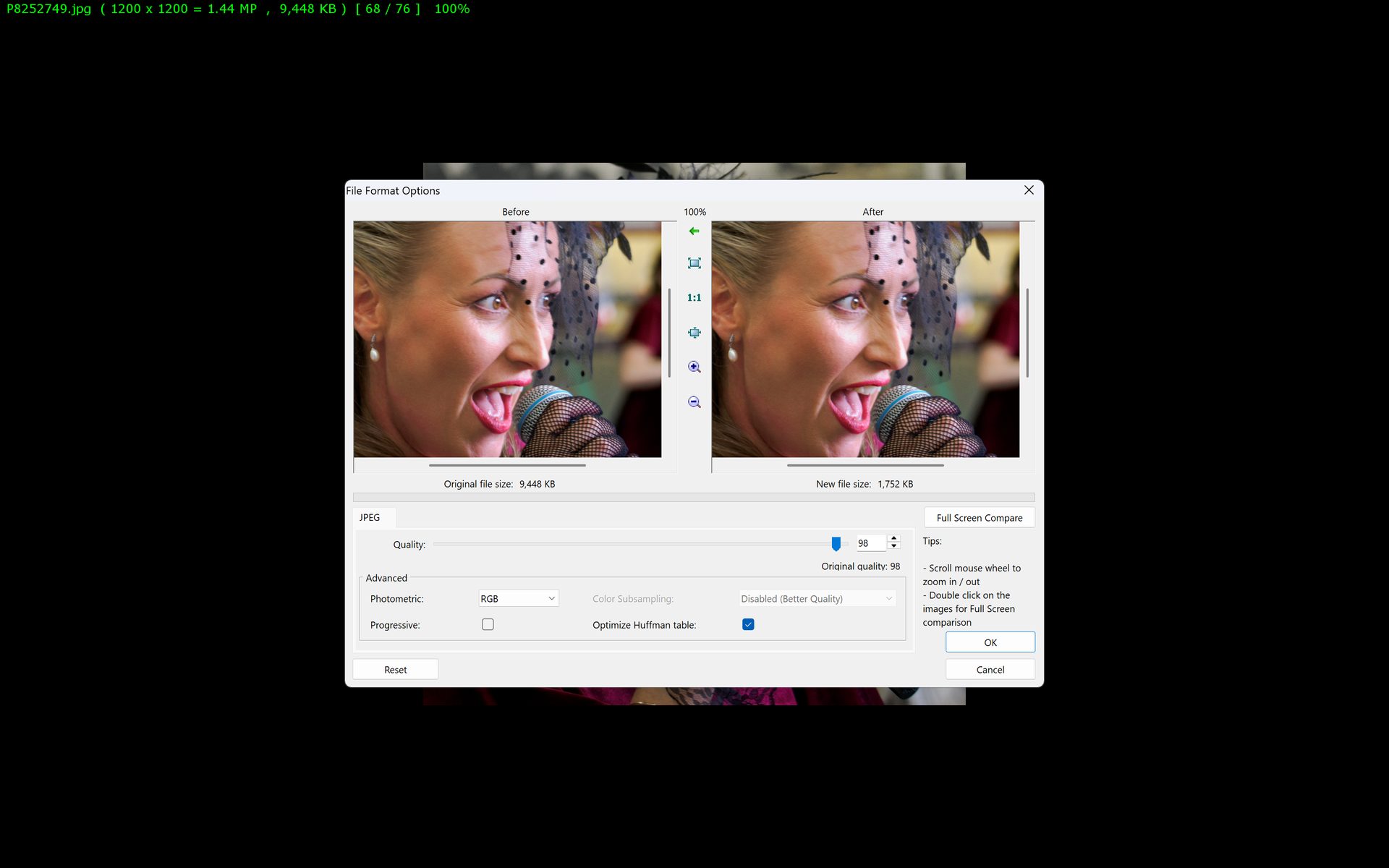 Photometric RGB Screenshot