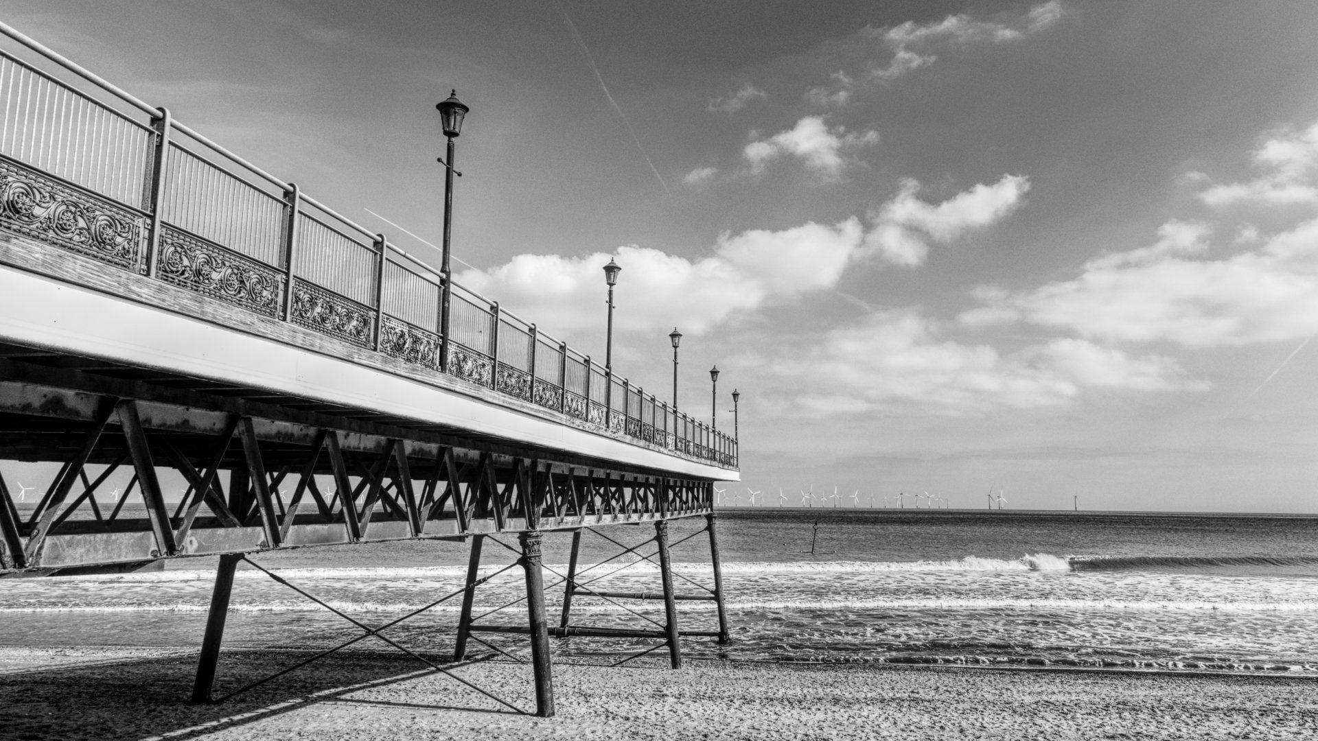Skegness Pier by Derek Smith skegness pier looking out to sea