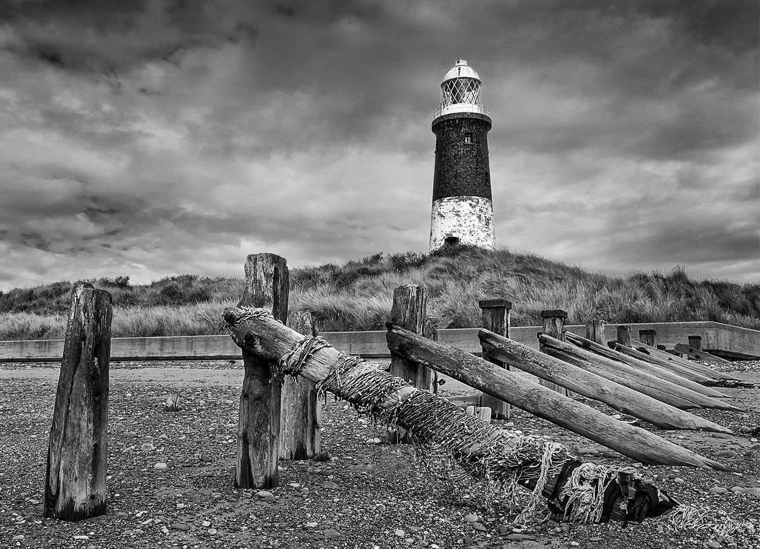 a view of a weir on the River Bain, Horncastle