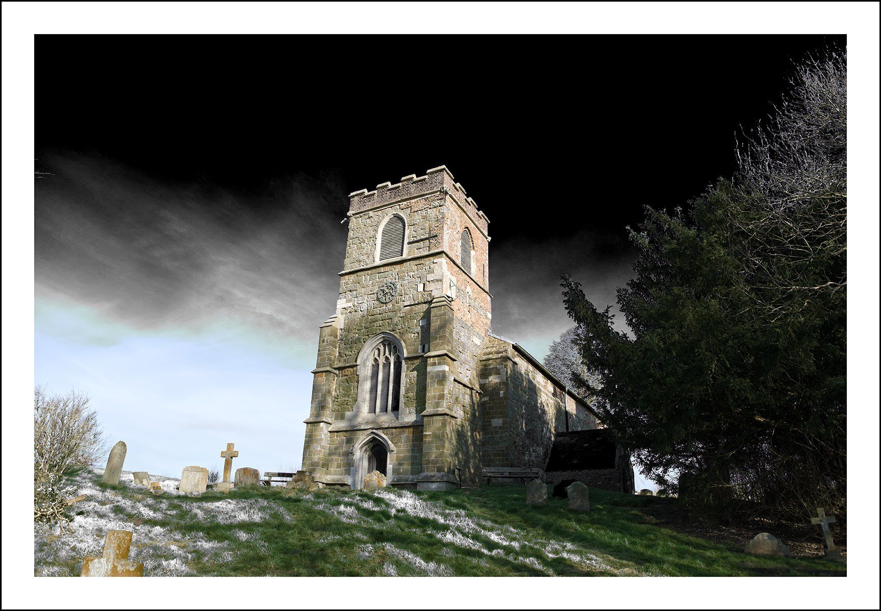 St. Michael's Church, Burwell by Paul Malley a church on a hill