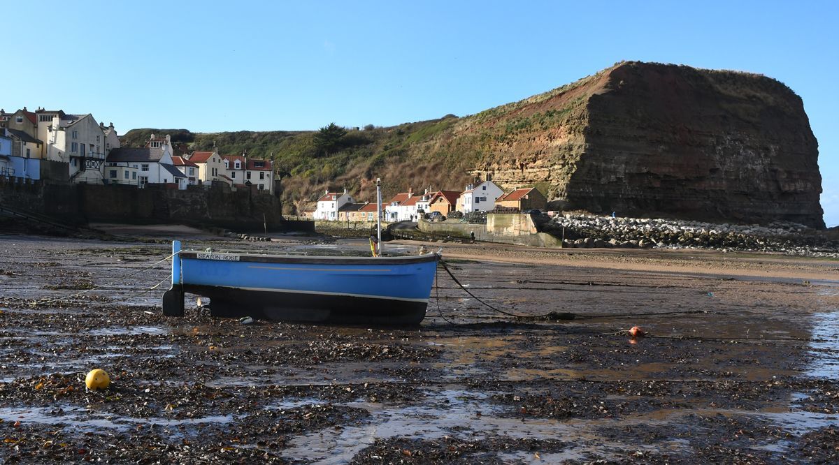 Staithes sea front