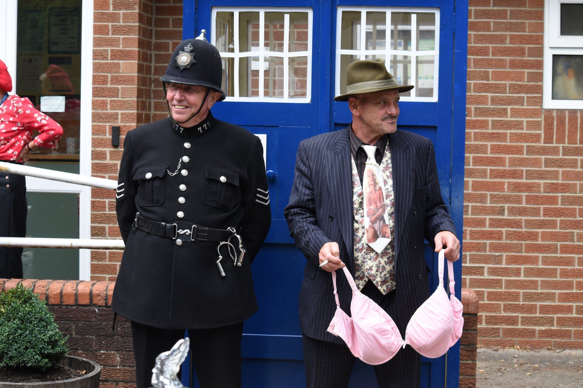 Test Image a policeman and spiv