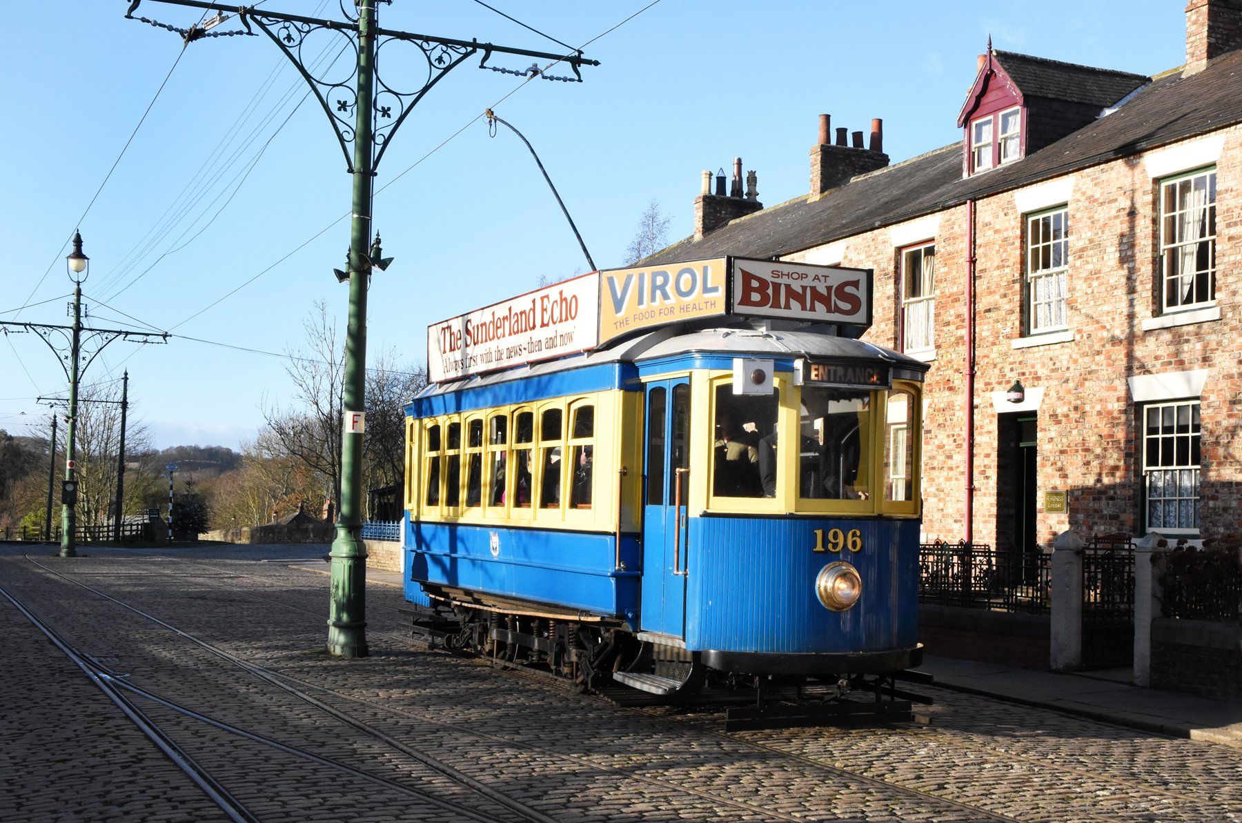 a tram at the beamish centre