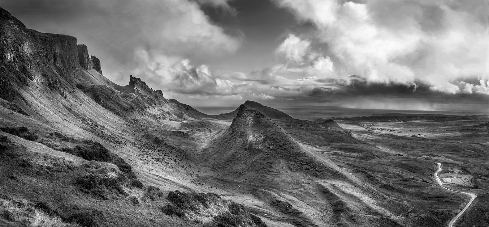 a view over the Quiraing on Skye