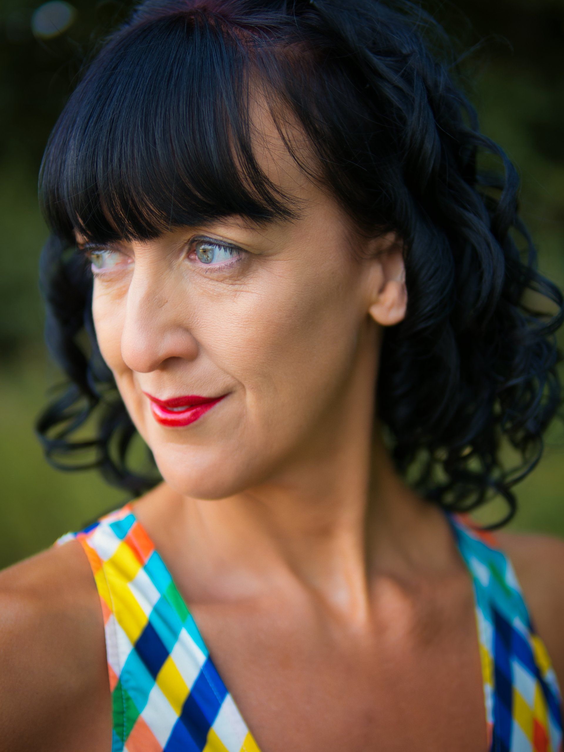 portraits taken at various apertures