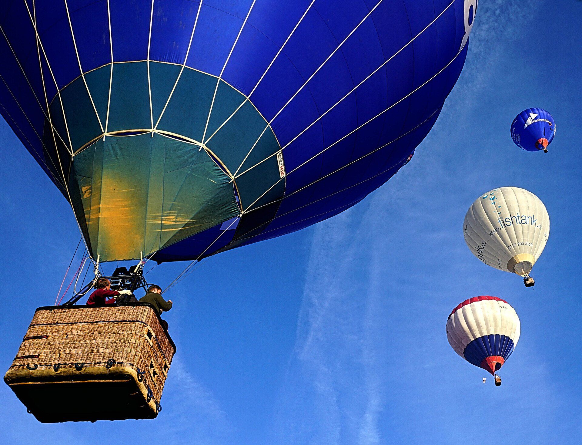 Photo by Paul Gray a hot air balloon festival