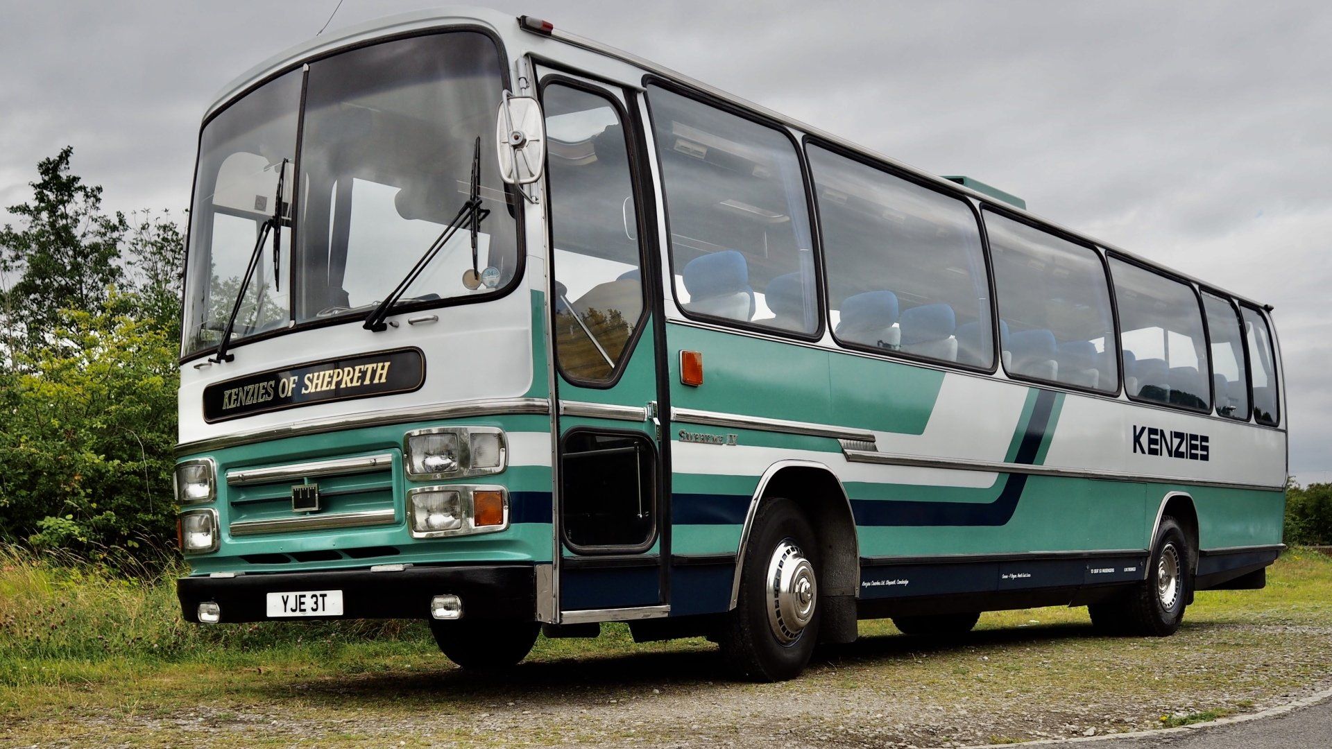 a vintage 1979 plaxton coach