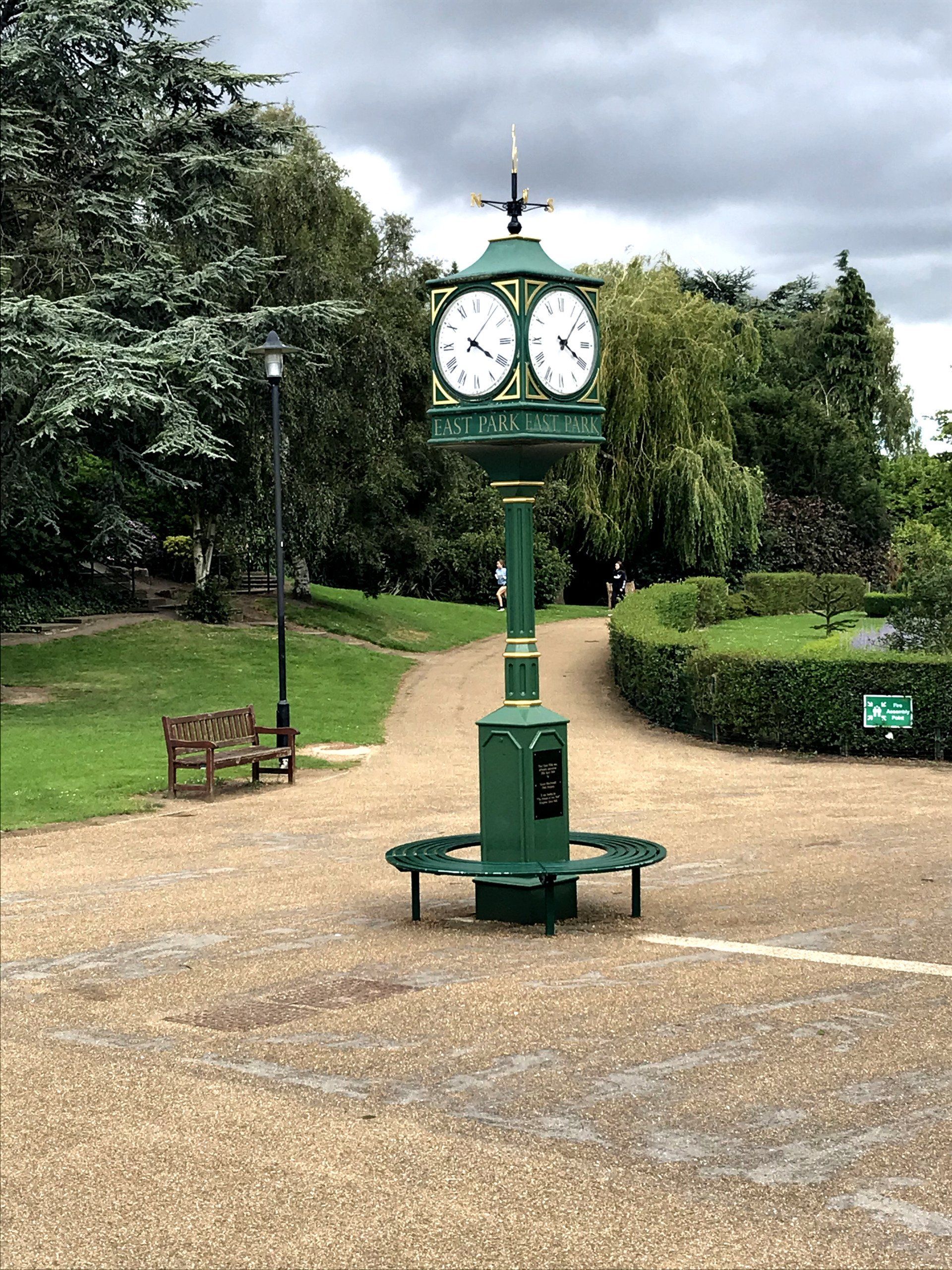 Photo by: Derek Smith photo of the clock at east park hull