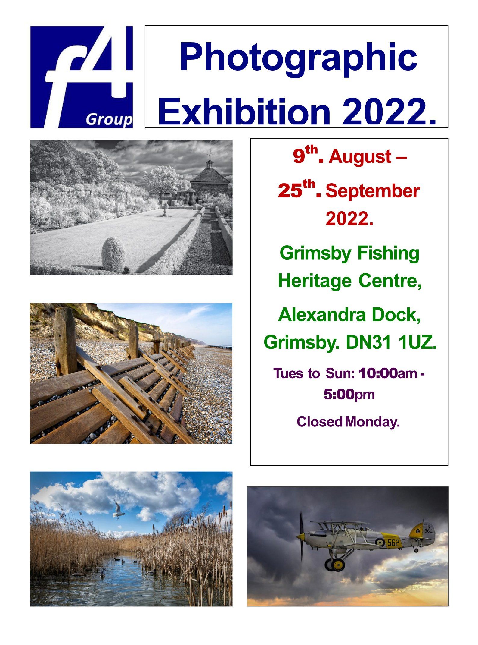 Poster by the F4 Group photographic exhibition poster