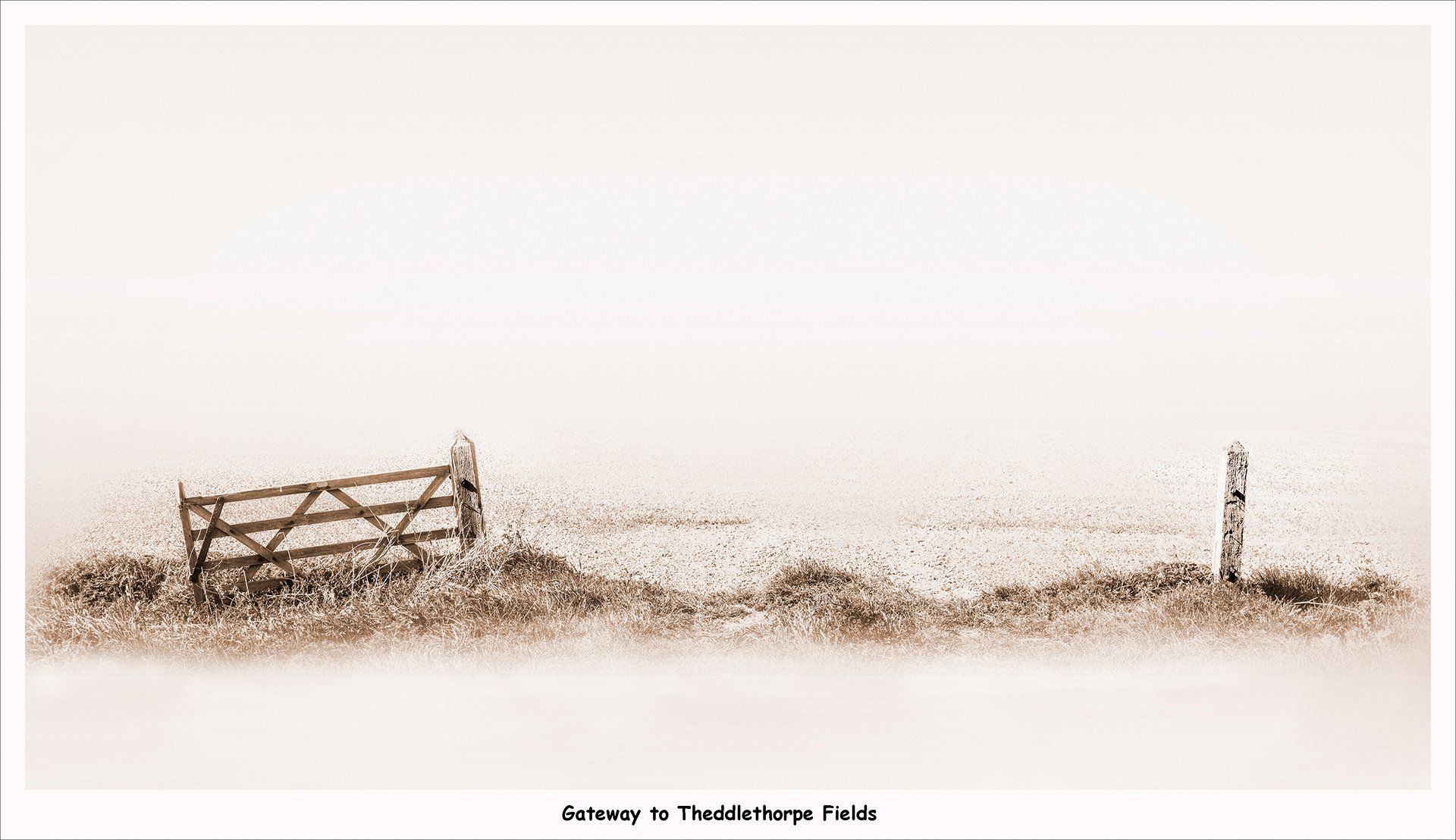 a view of a farm gate