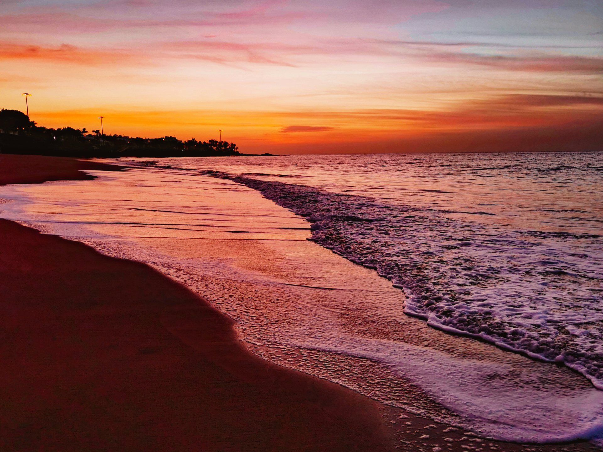 Photo by: Graham Elvidge a sunrise over a lanzarote beach