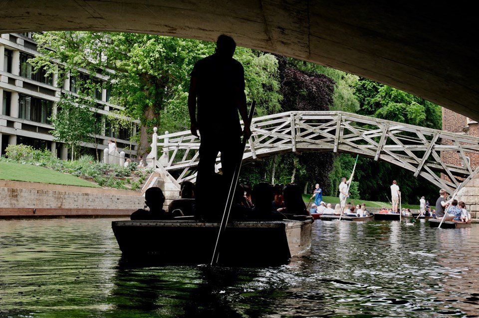 a punt on the river cam