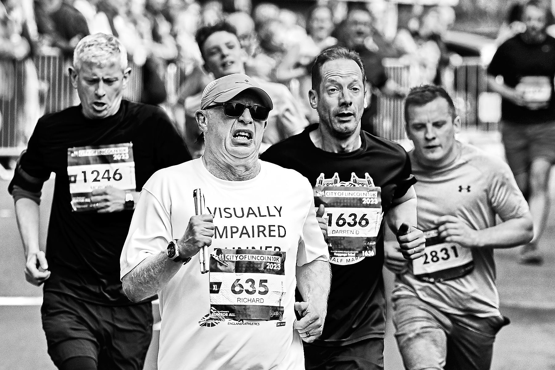 runners in a marathon race