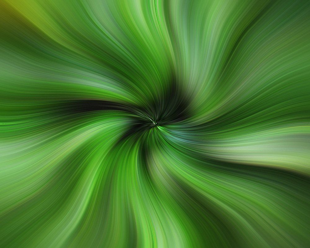 a green twirl pattern photo