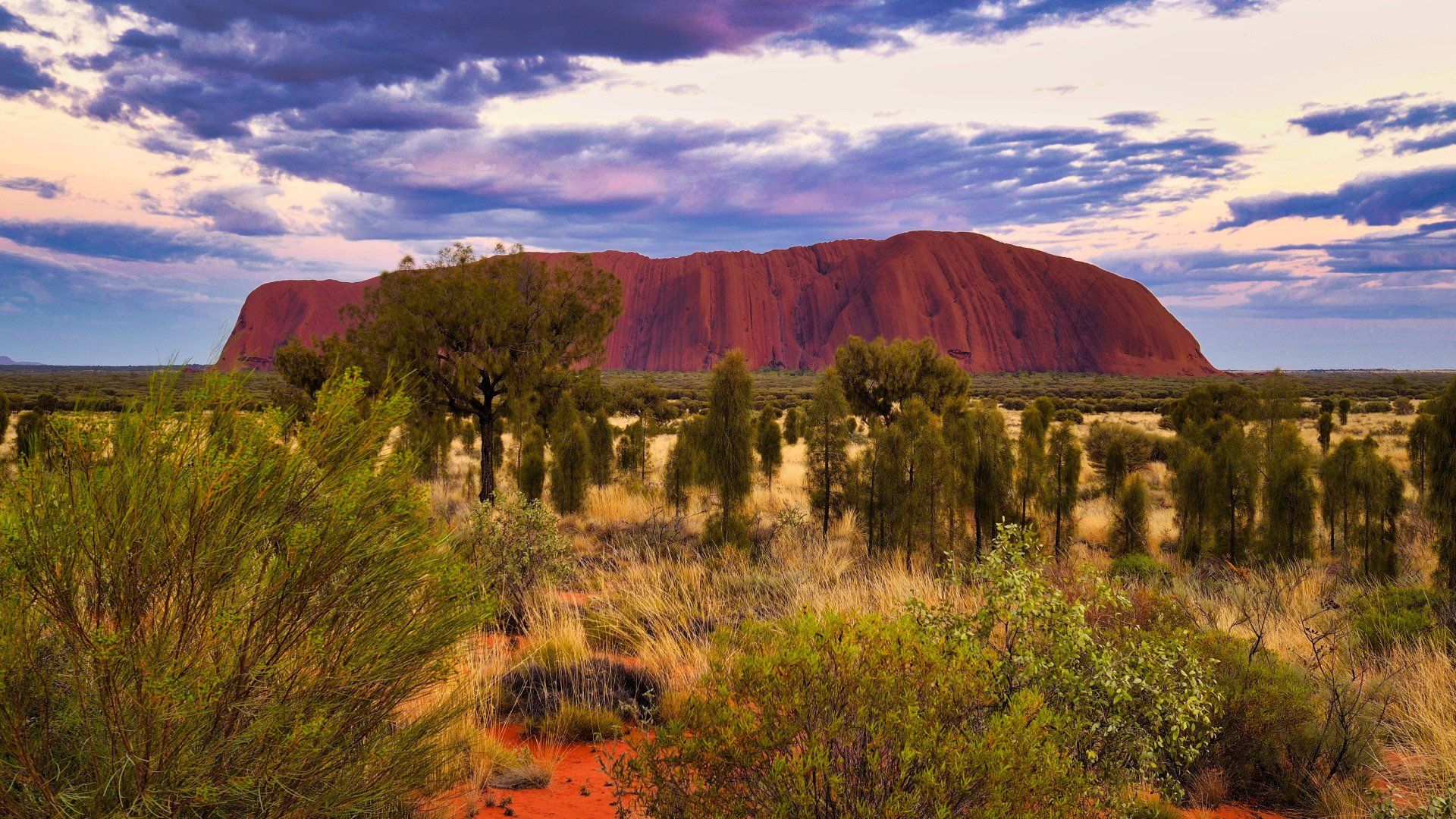 uluru rock in australia