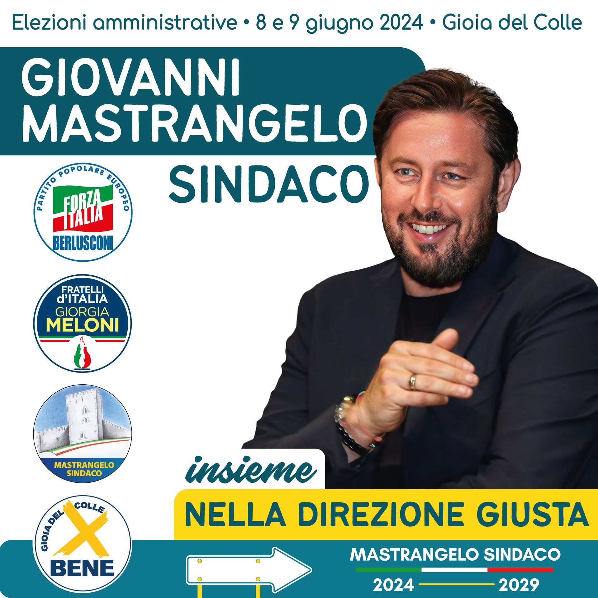 Giovanni Mastrangelo ancora sindaco di Gioia Del Colle