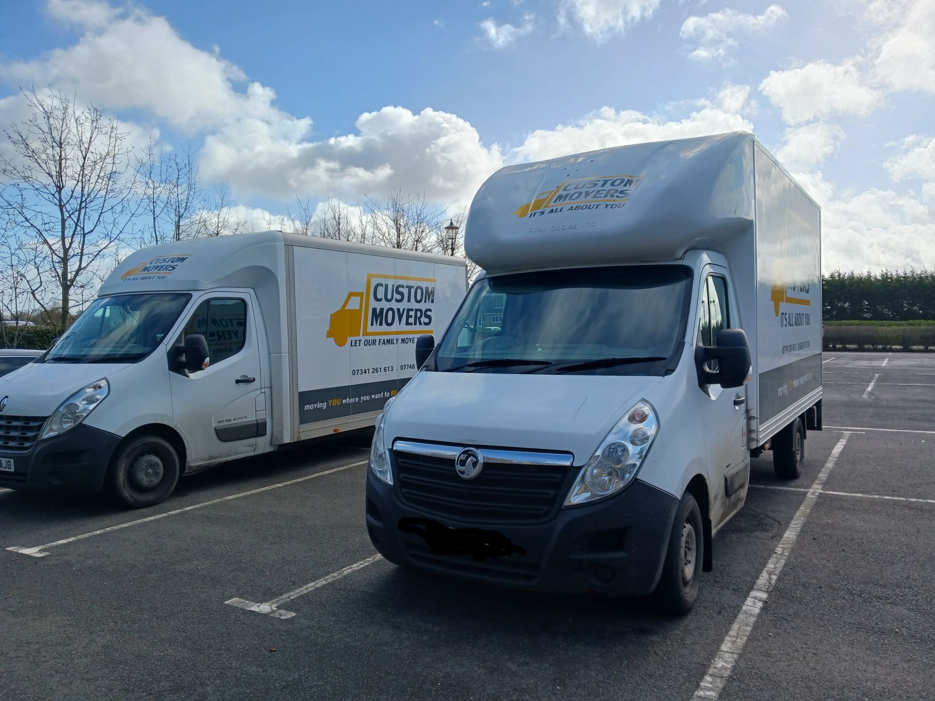 Removal vans, 3.5t Luton vans