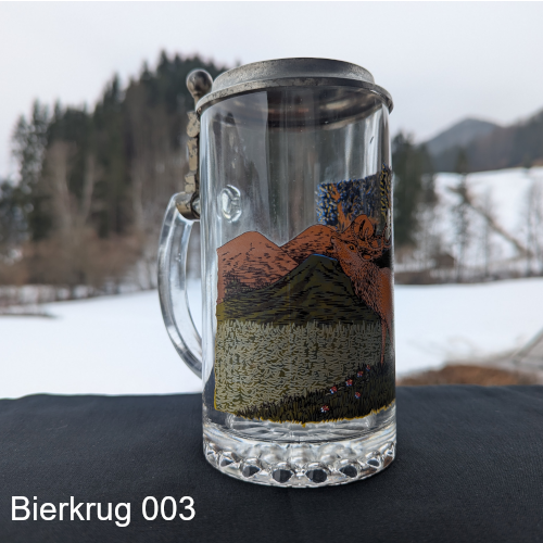 Bierkrug mit Deckel 003 Bierkrug mit Deckel 003