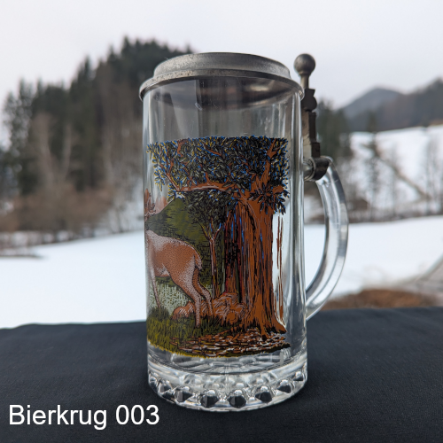 Bierkrug mit Deckel 003 Bierkrug mit Deckel 003