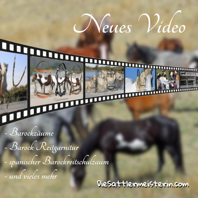 Video mit einer kleinen Auswahl von Sattlerarbeiten der Sattlermeisterin Video mit einer kleinen Auswahl von Sattlerarbeiten der Sattlermeisterin