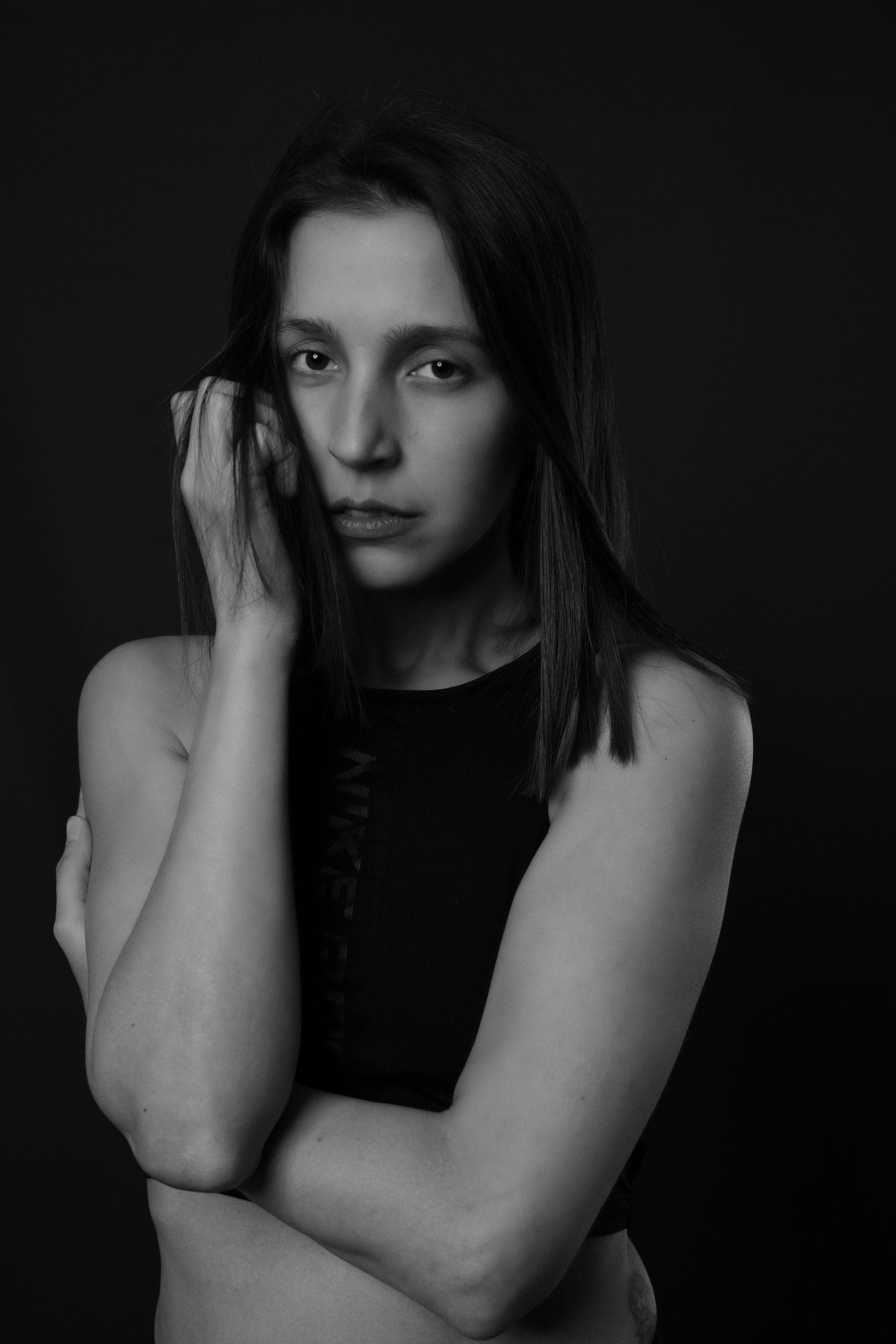 Frauenporträt im Studio