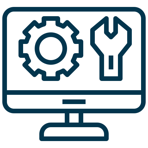 Ordinateur désignant la réparation