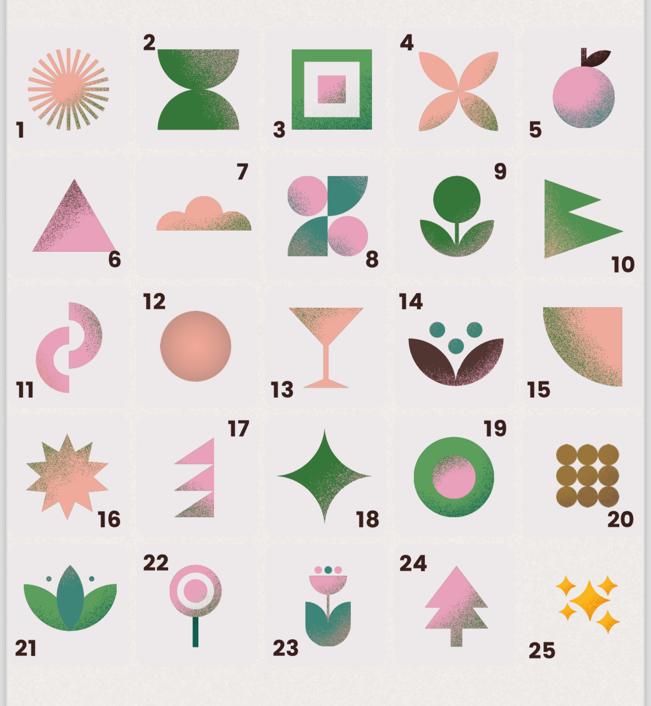 Un Calendario de Adviento Gestáltico