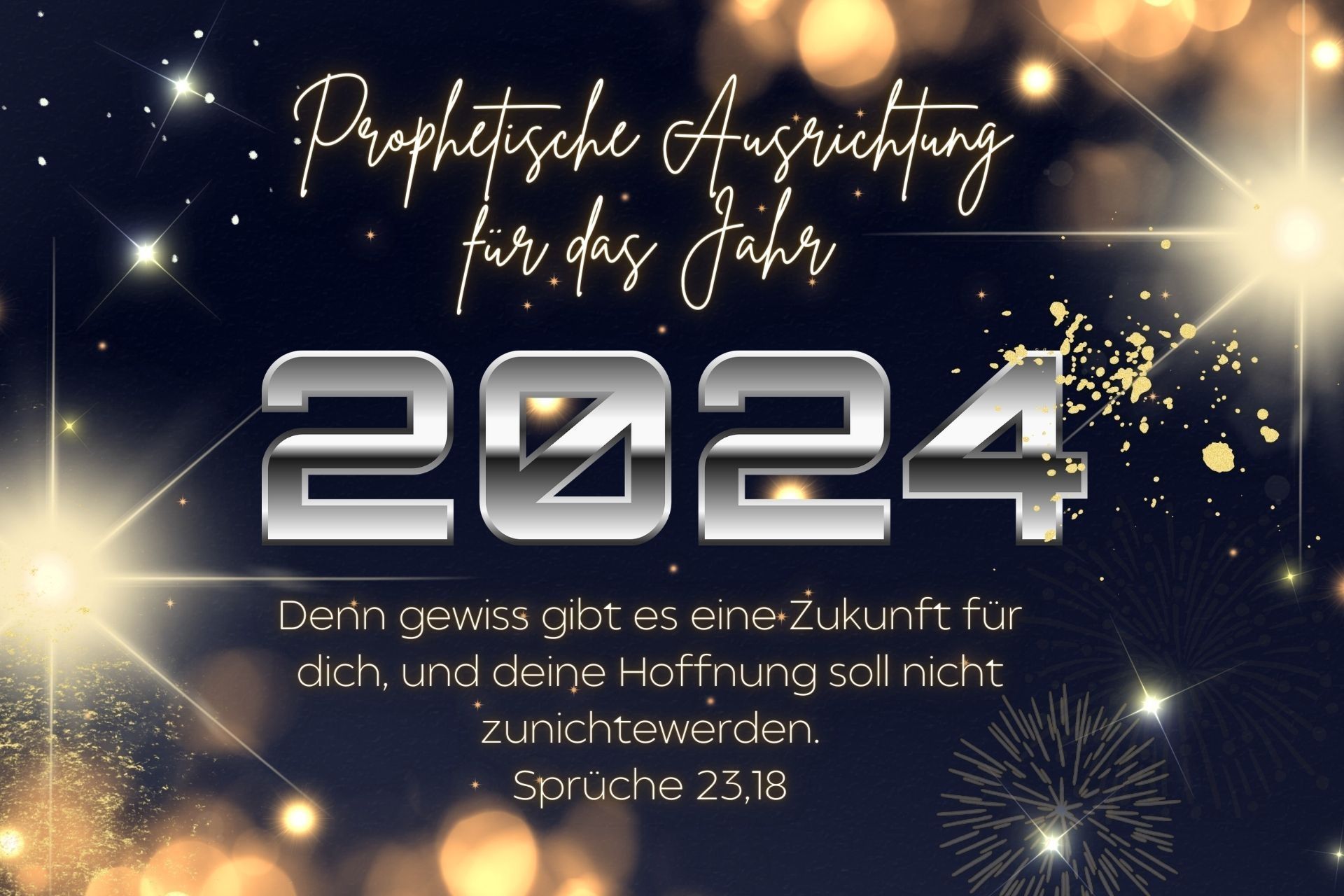 Prophetische Ausrichtung für das Jahr 2024
