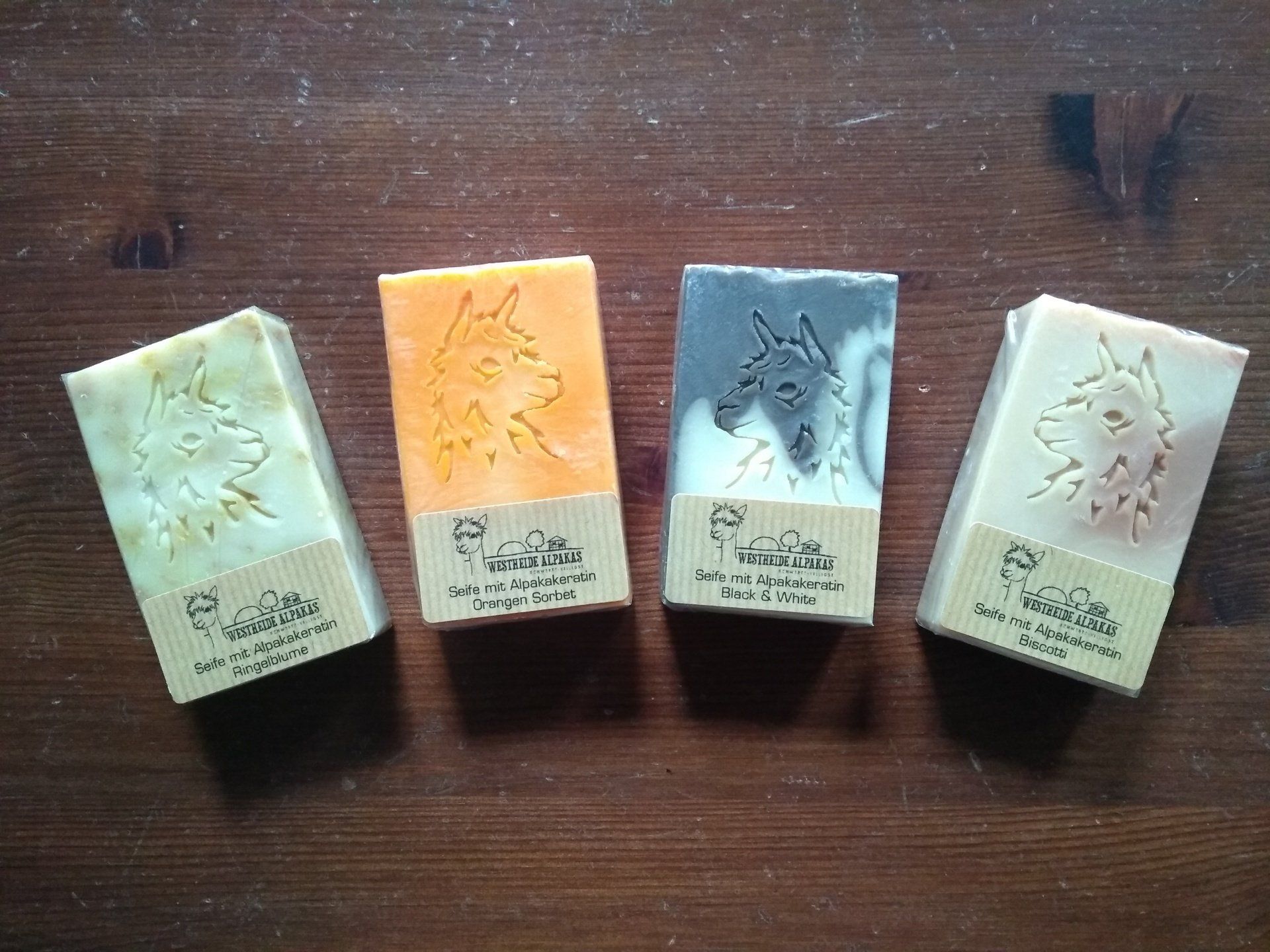 Alpakakeratinseife, Naturseife