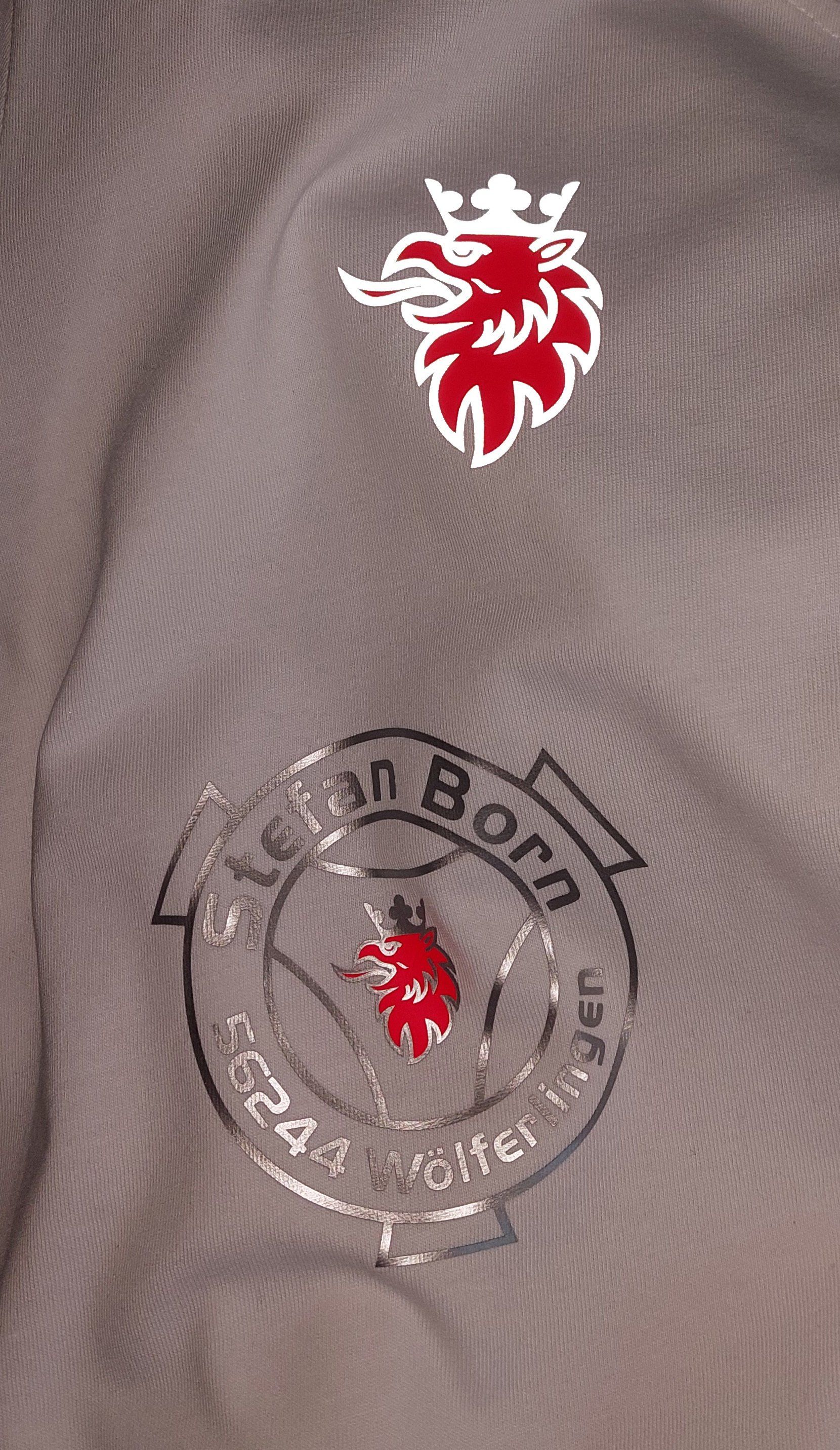 reflektierende Textilwerbung