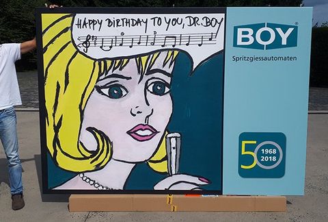 XXL Leinwand für Messen auf Keilrahmen Digitaldruck auf Leinwand