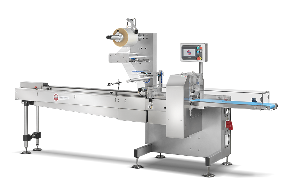 Delfin Auriga. Low cost high performance flow wrapper ideal for bakery and confectionery.