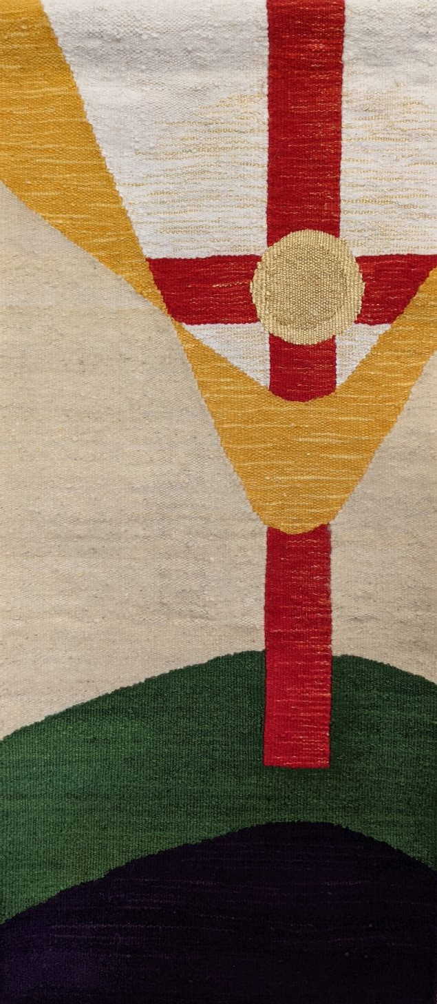 Ganzjahrespultbehang rotes Kreuz