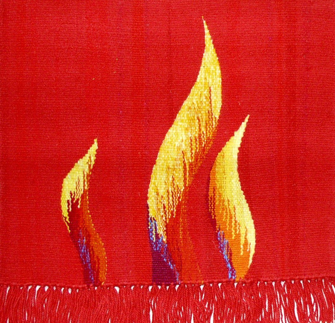 Kanzelbehang rot