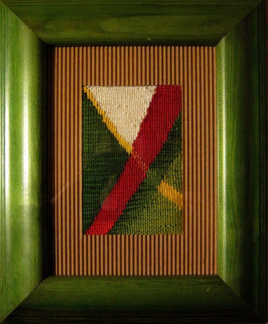 Miniatur im grünen Rahmen