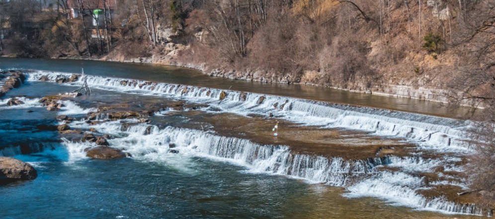 Wasserfall Garching Wasserfall Garching