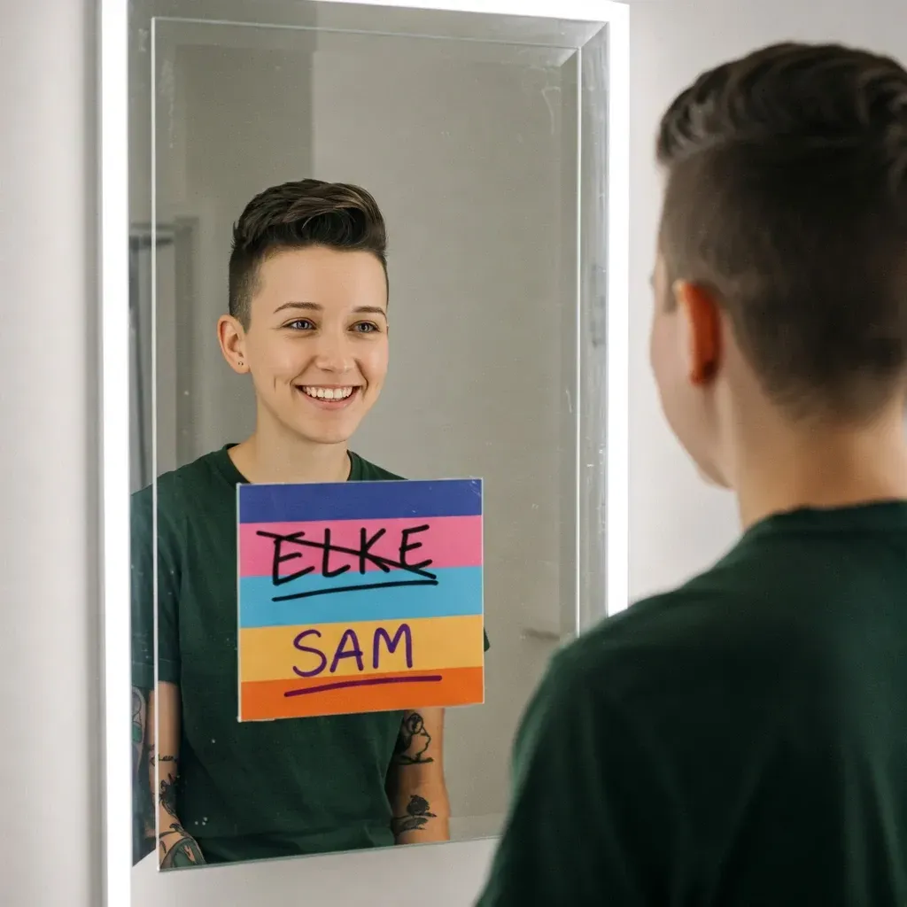 Befreit und selbstbestimmt: Der neue Name als Zeichen eines neuen Lebensgefühls. Deadnaming überwunden.