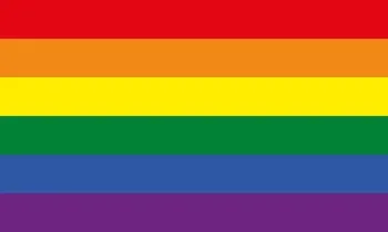 Regenbogen Flagge. Pride Rainbow Flag.