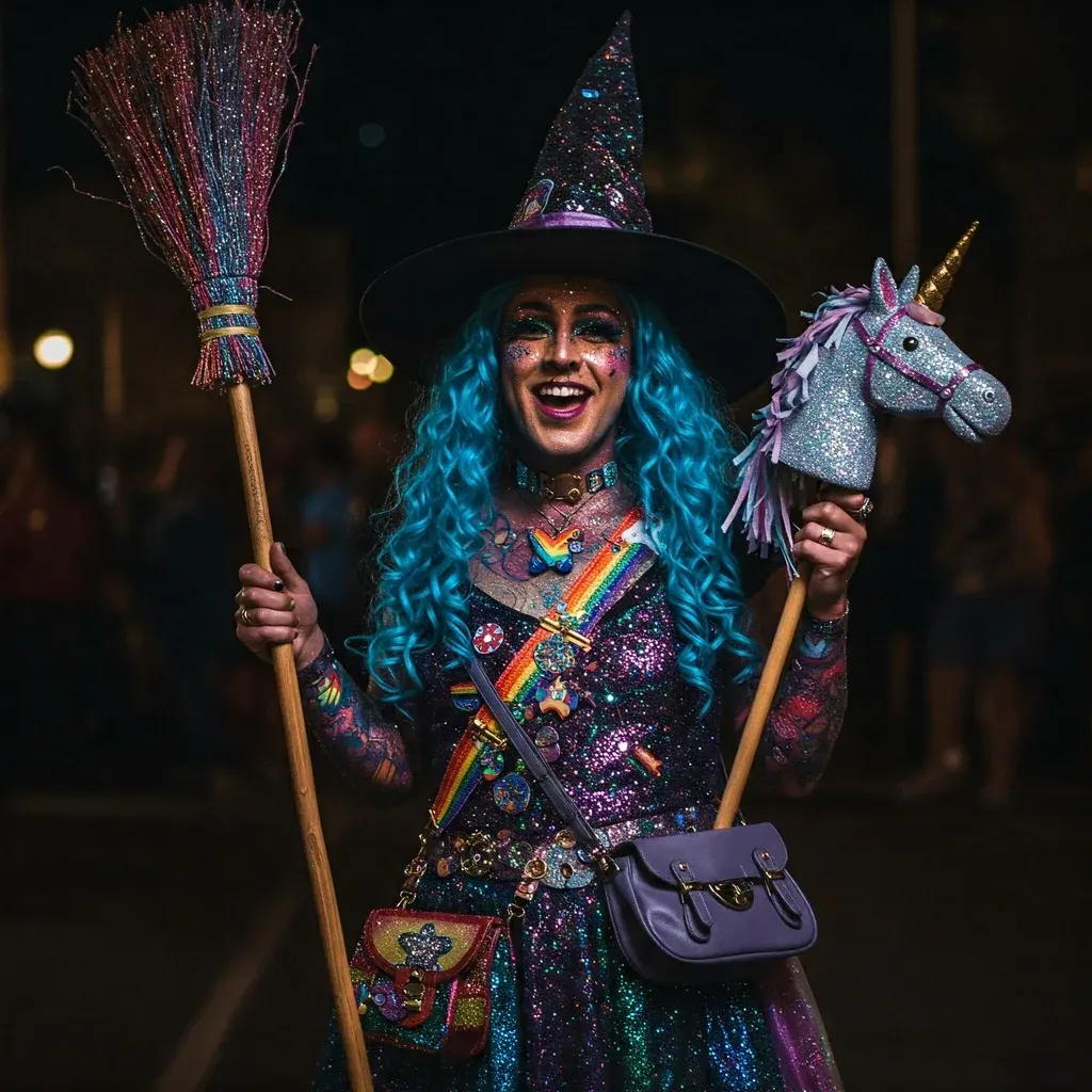 Pride Witch - Perfektes Kostüm für die Pride Halloween Night - Genderella®