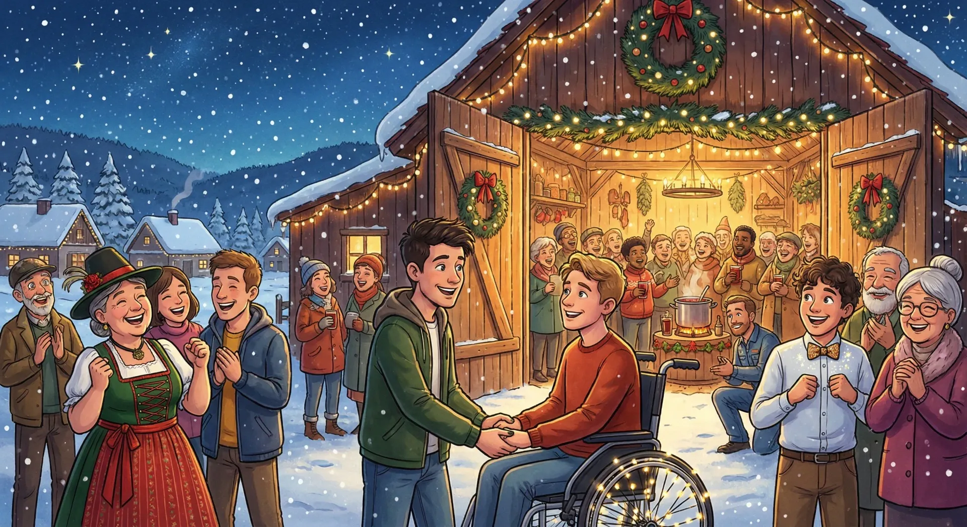 Queery Christmas Open Barn Christmas