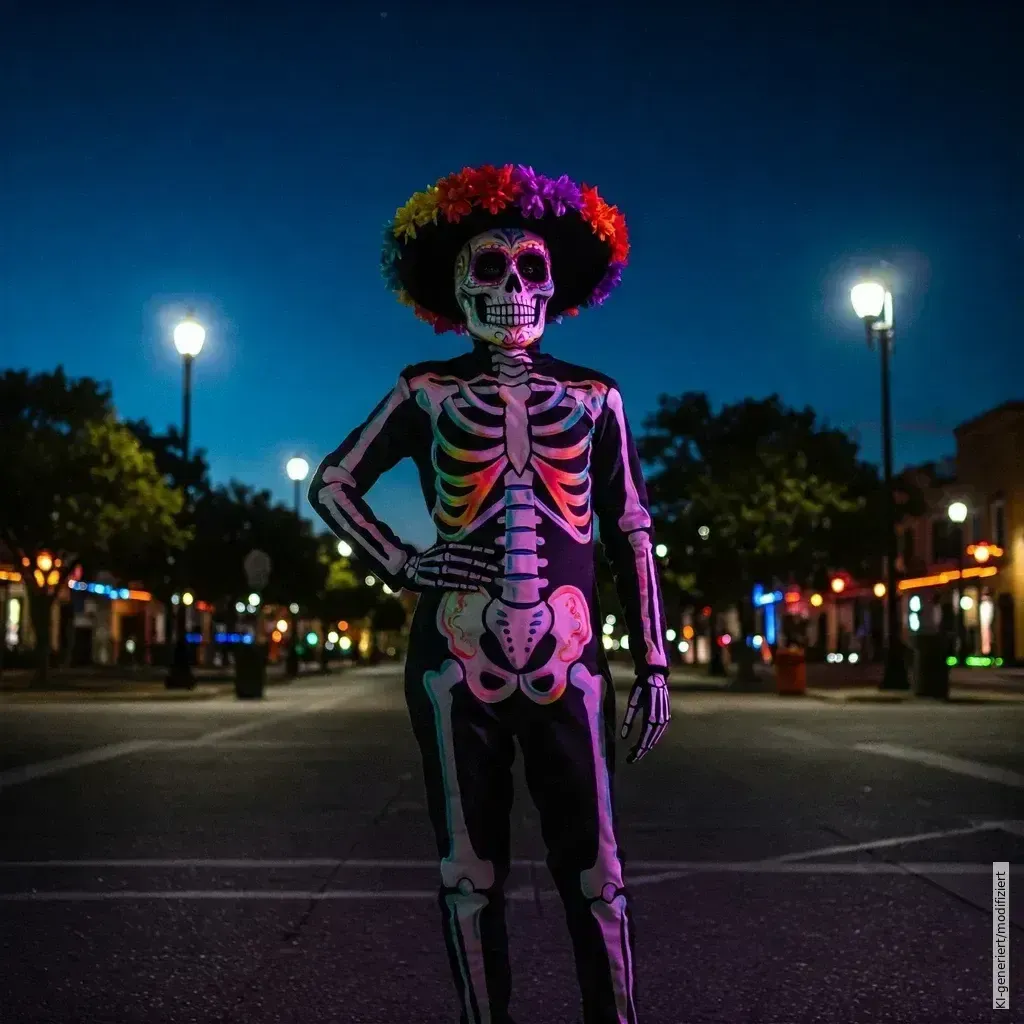 Rainbow Skeleton - Perfektes Kostüm für die Pride Halloween Night - Genderella®