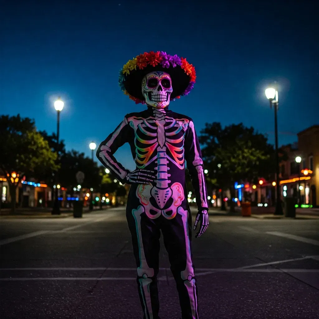 Rainbow Skeleton - Perfektes Kostüm für die Pride Halloween Night - Genderella®