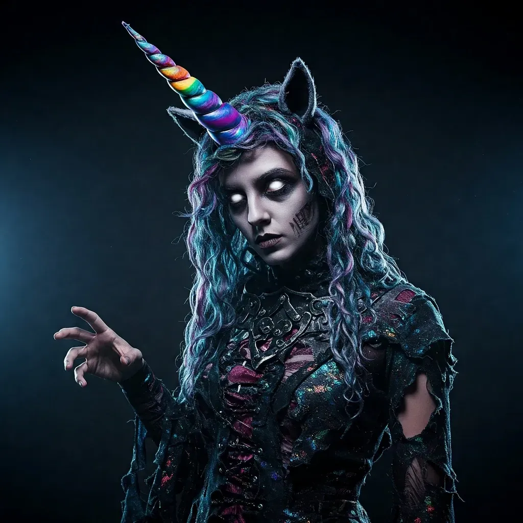 Unicorn Ghoul - Perfektes Kostüm für die Pride Halloween Night - Genderella®
