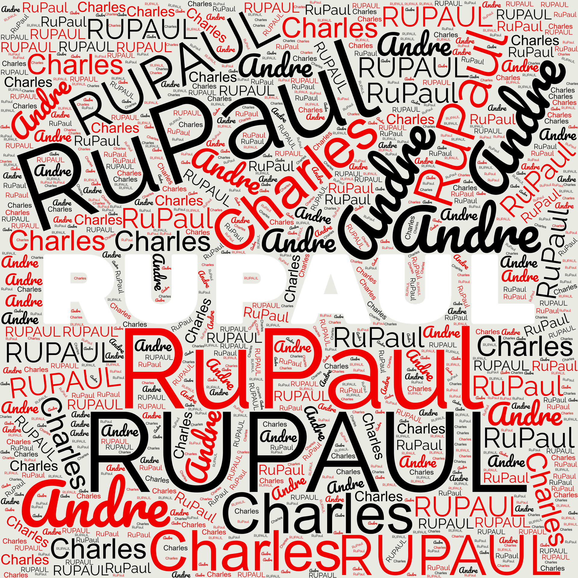 Wordcloud RuPaul