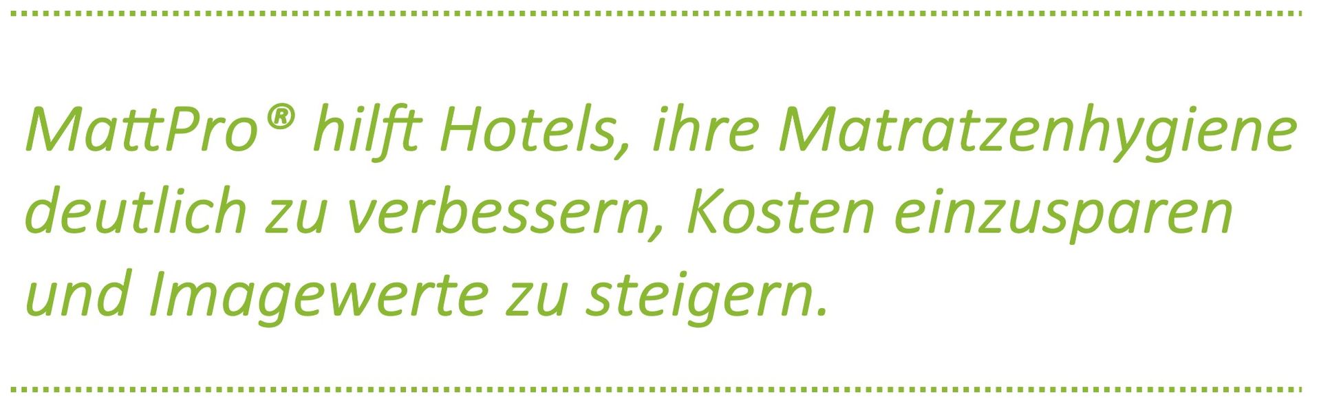 Umweltfreundliche Matratzenreinigung – Made in Germany